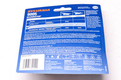 Sylvania 9005ST.BP2 Sylvania Silverstar Headlights Qty 2 NOS