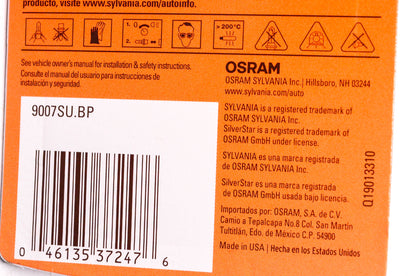 Sylvania 9007SU.BP Sylvania Silverstar Ultra Headlight NOS