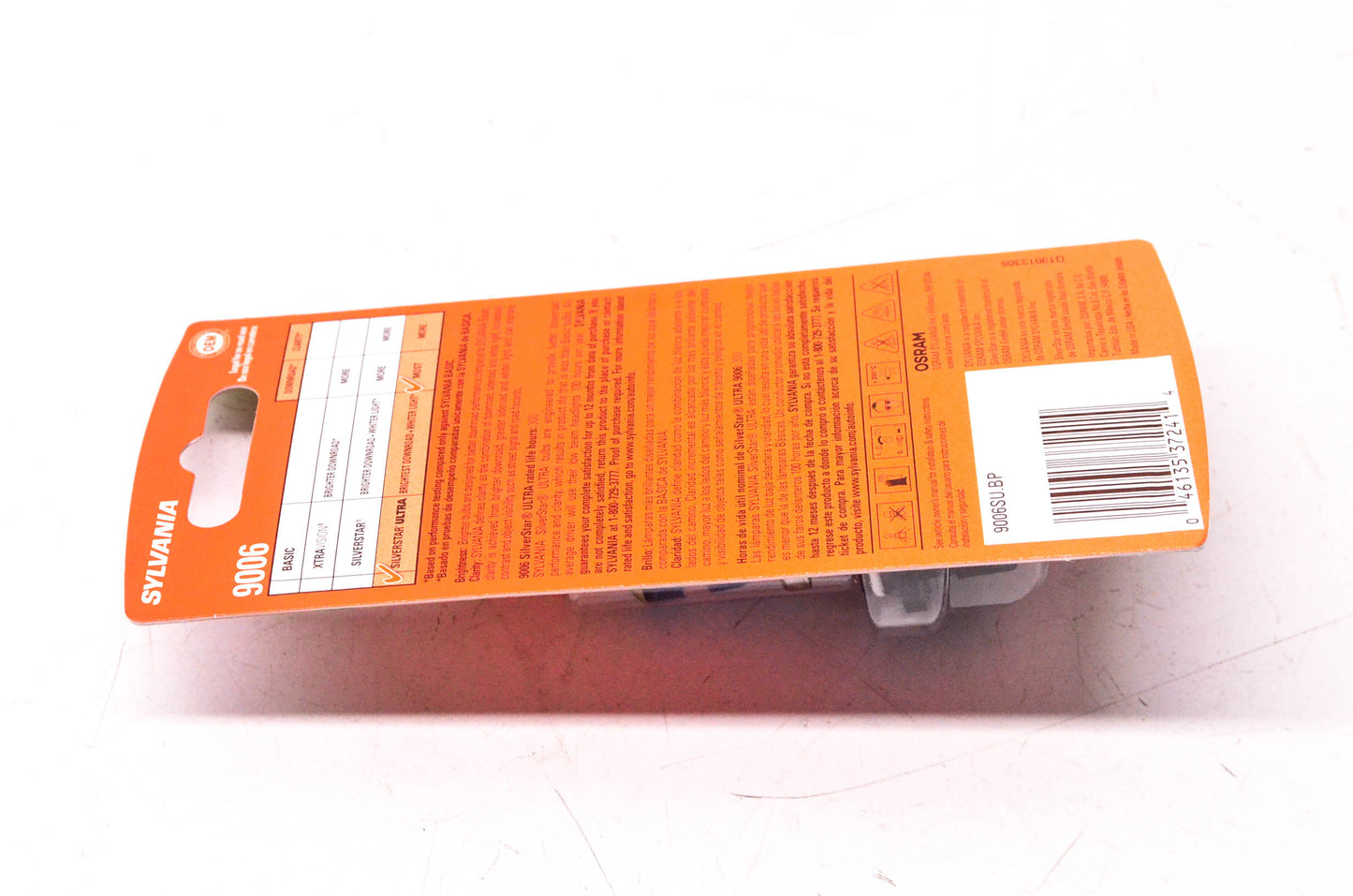 Sylvania 9006SU.BP Sylvania Silverstar Ultra Headlight NOS