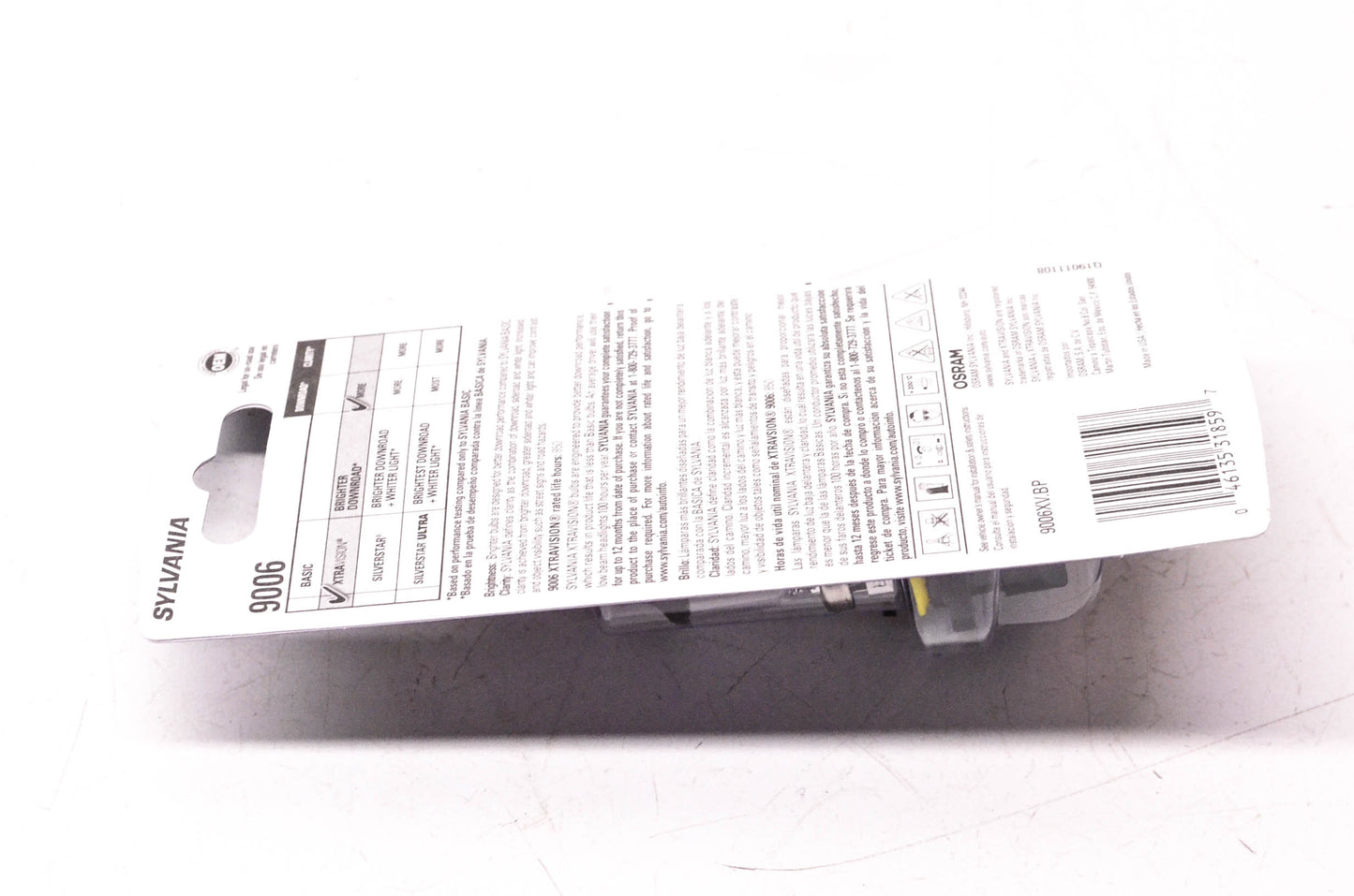 Sylvania 9006XV.BP Sylvania XtraVision Headlight NOS