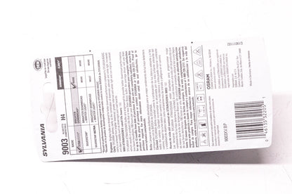 Sylvania 9003XV.BP Sylvania XtraVision Headlight NOS