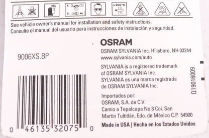 Sylvania 9006XS.BP Sylvania Basic Headlight NOS