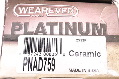 Wearever PNAD759 Wearever Silver Brake Pad Kit NOS