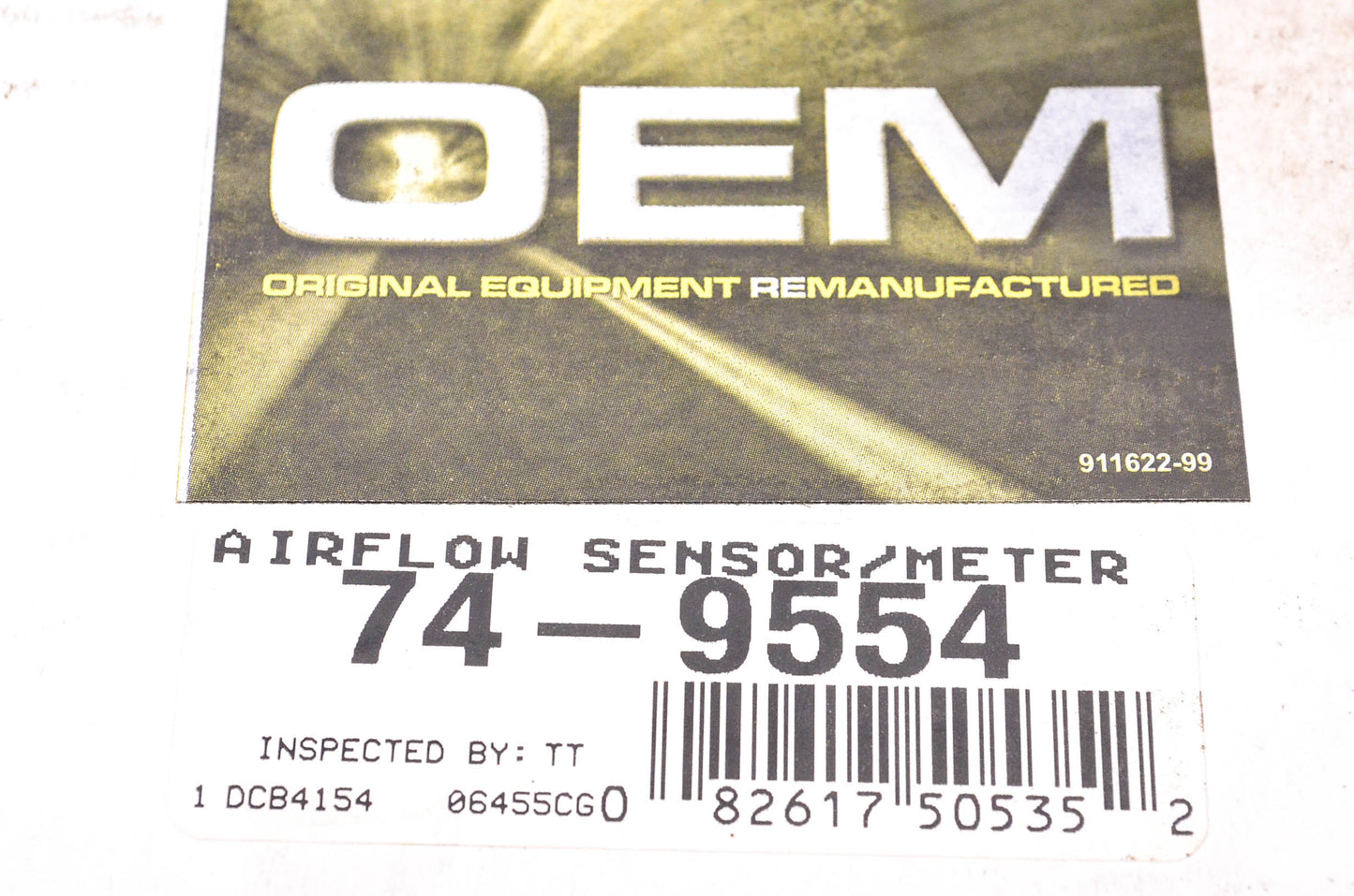 Carquest 74-9554 Remanufactured Airflow Sensor NOS