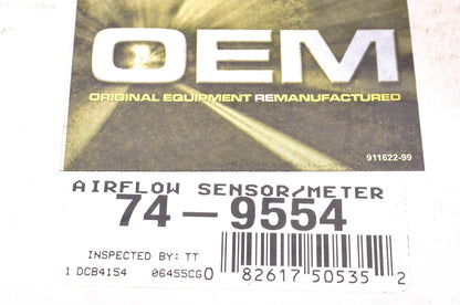 Carquest 74-9554 Remanufactured Airflow Sensor NOS
