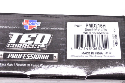 Carquest PMD215H Disc Brake Pad Kit NOS