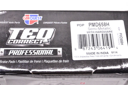 Carquest PMD658H Disc Brake Pad Kit NOS