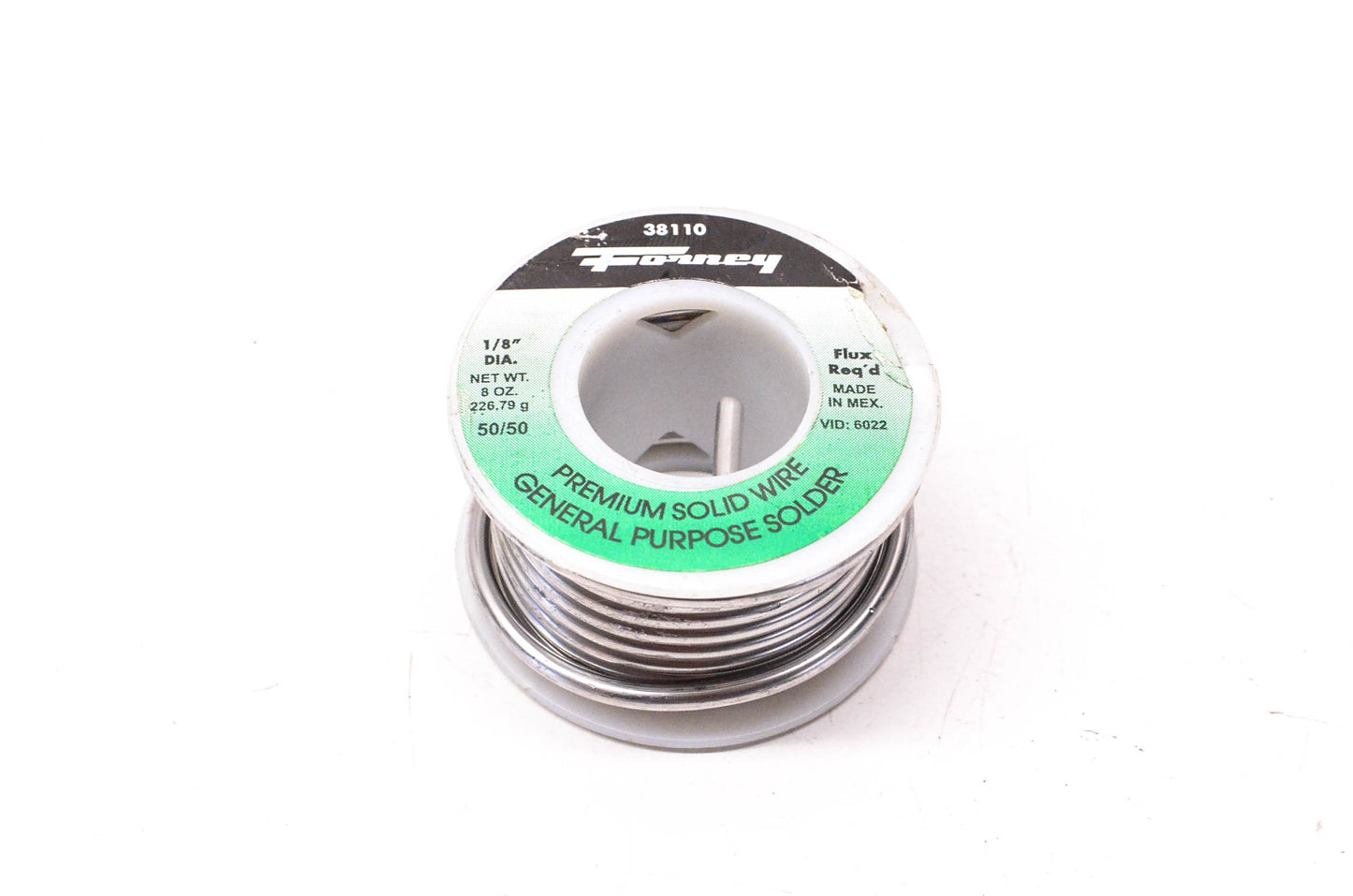 Forney 38110 1/8" Diameter General Purpose Solder Wire NOS