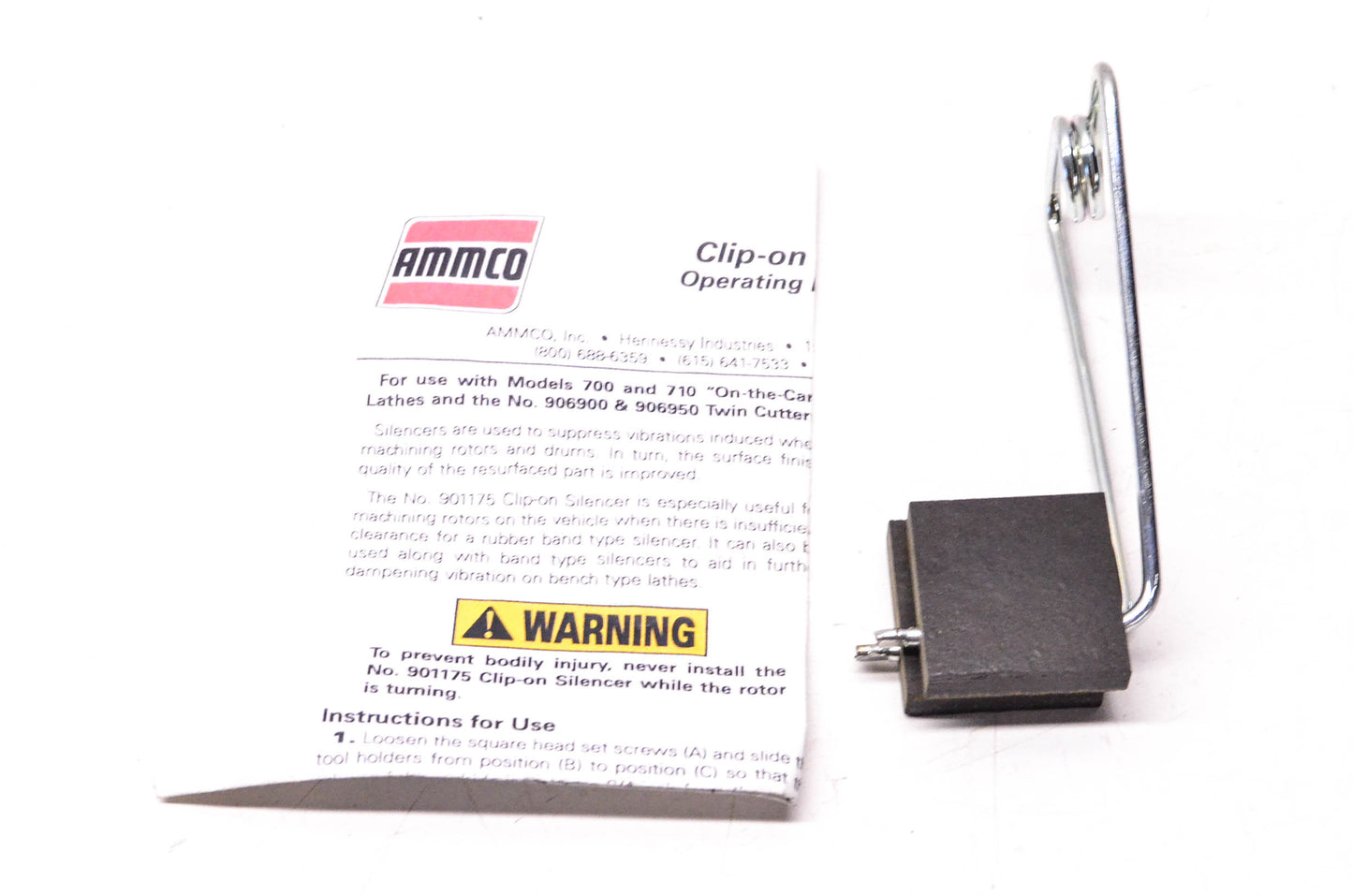 Ammco 901175, 1175 Clip-On Silencer NOS