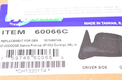 Fit System 60066C Dodge Pickup Driver's Side Mirror NOS