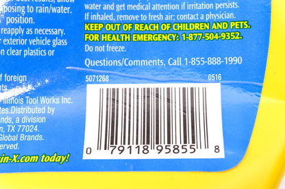 Rain-X 5071268 2-in-1 Glass Cleaner + Rain Repellent 23fl oz NOS