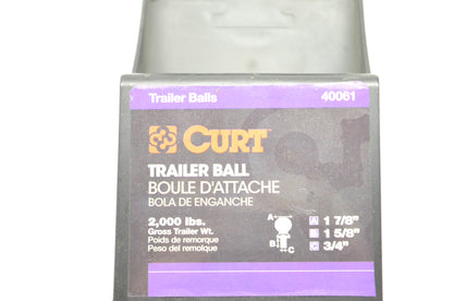 Curt 40061 Trailer Hitch Ball NOS