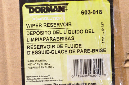 Dorman 603-018 Wiper Reservoir NOS