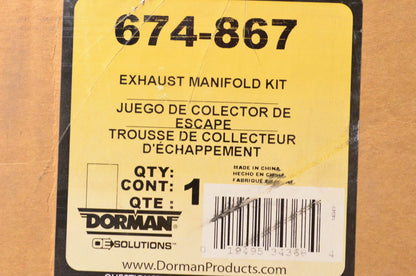 Dorman 674-867 Exhaust Manifold Kit NOS