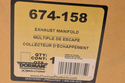 Dorman 674-158 Exhaust Manifold NOS