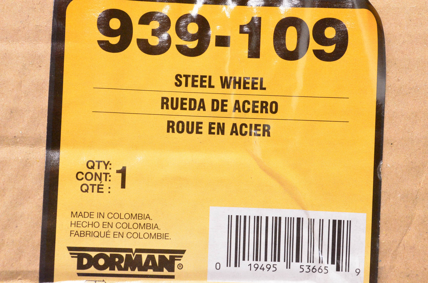 Dorman 939-109 Steel Wheel NOS