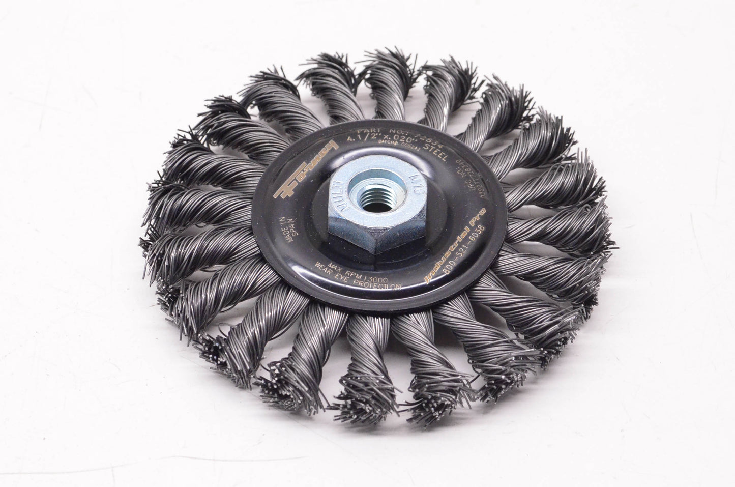 Forney 72834 4 1/2" Twist Knot Wheel Brush NOS