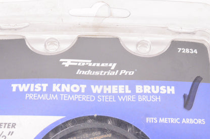 Forney 72834 4 1/2" Twist Knot Wheel Brush NOS
