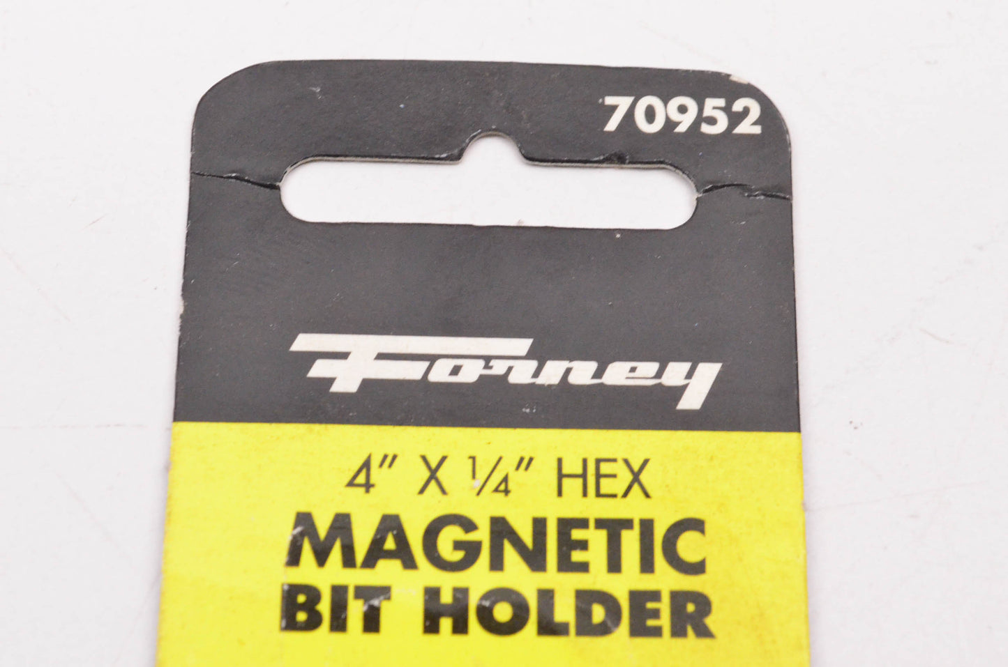 Forney 70952 4" x 1/4" Hex Magnetic Bit Holder NOS