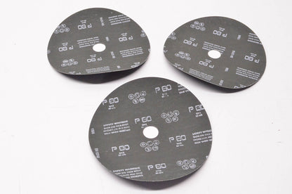 Forney 71640 7" x 7/8" Sanding Discs Qty 3 NOS