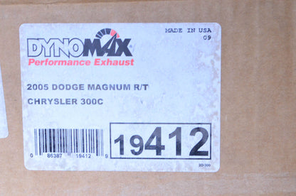Dynomax 19412 05 Dodge Magnum Chrysler Exhaust System Kit NOS
