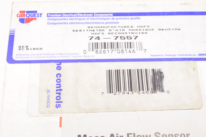 Carquest 74-7557 Remanufactured Mass Airflow Sensor NOS