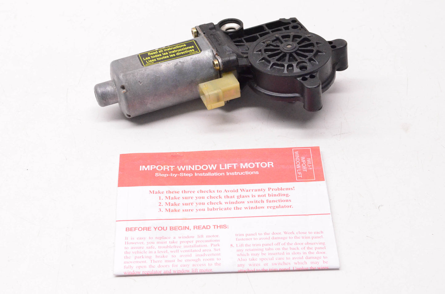 Carquest 47-2913 Remanufactured Window Lift Motor NOS