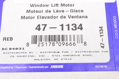 Carquest 47-1134 Remanufactured Window Lift Motor NOS