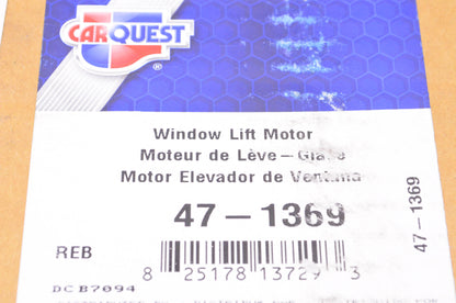 Carquest 47-1369 Remanufactured Window Lift Motor NOS