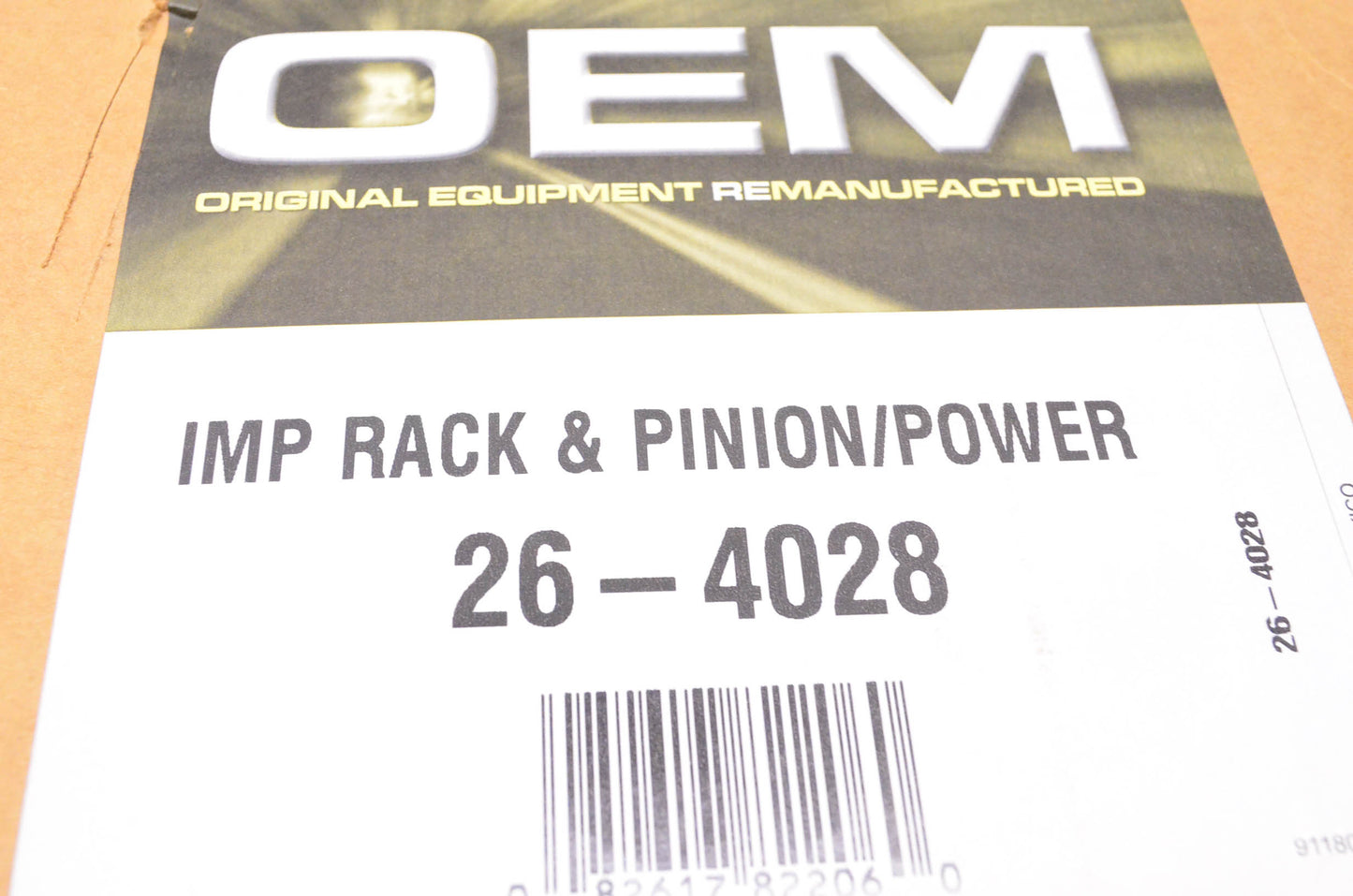 Carquest 26-4028 Remanufactured Rack & Pinion NOS