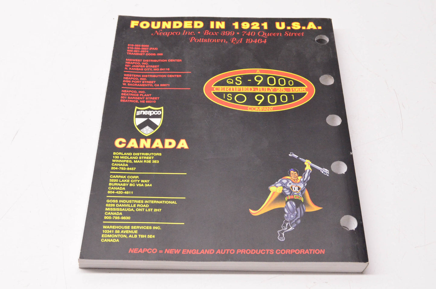 Neapco UJ9900 1999 Neapco Universal Joint Catalog