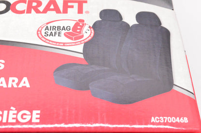 Autocraft AC370046B Black Park Place Seat Cover Kit NOS