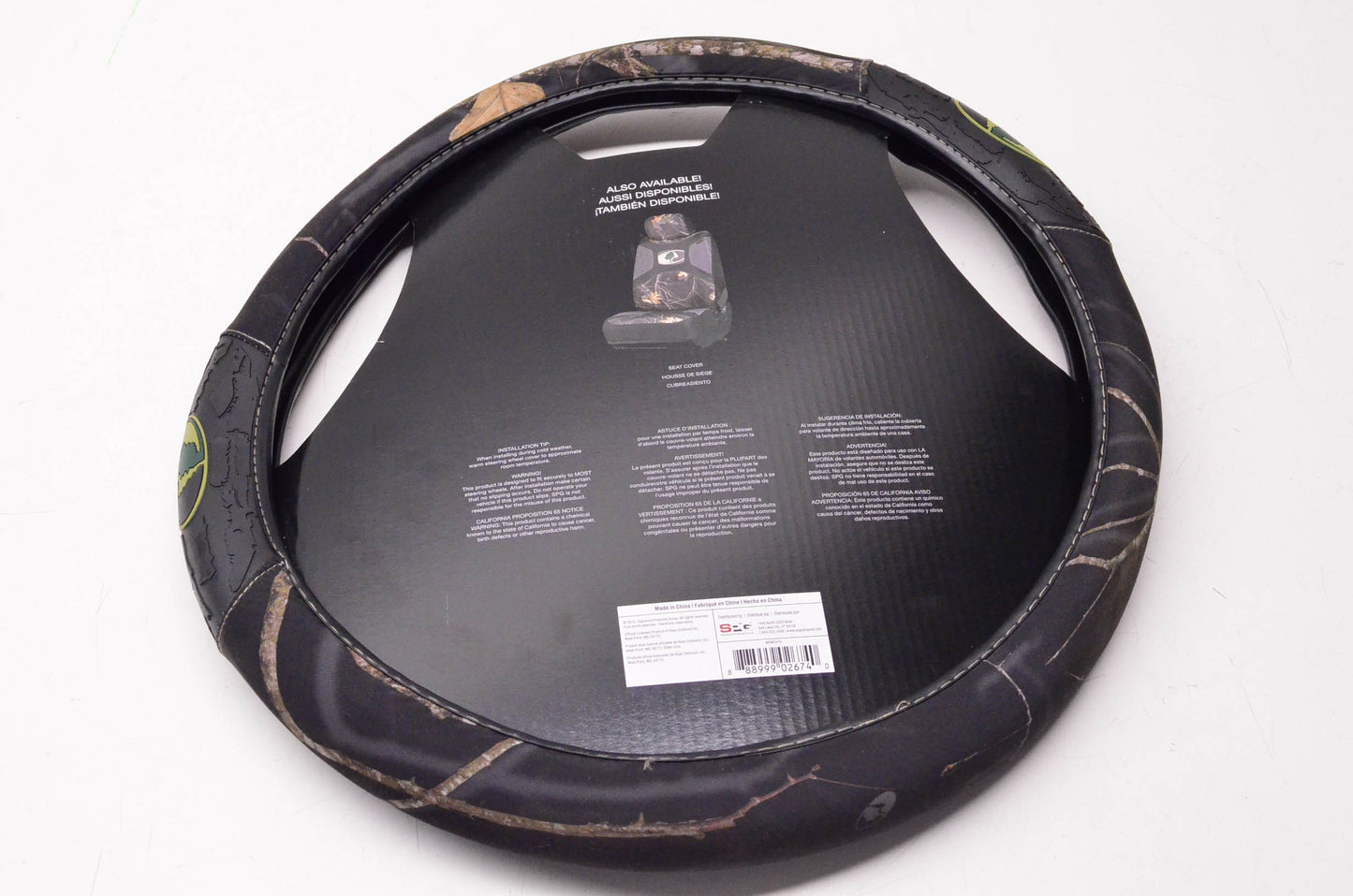 Mossy Oak MSW3410 Steering Wheel Cover NOS