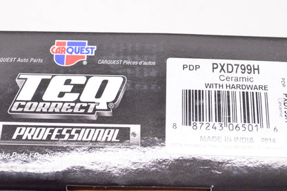Carquest PXD799H Teq Correct Ceramic Disc Brake Pad Kit NOS
