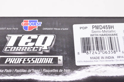 Carquest PMD459H Teq Correct Semi-Metallic Disc Brake Pad Kit NOS