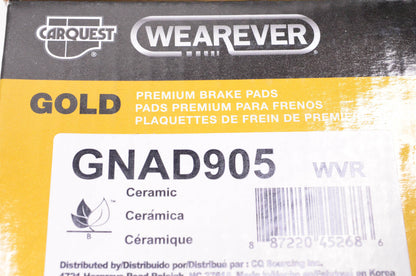 Wearever GNAD905 Wearever Ceramic Brake Pad Kit NOS