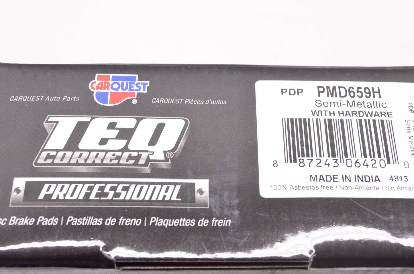 Carquest PMD659H Teq Correct Semi-Metallic Disc Brake Pad Kit NOS