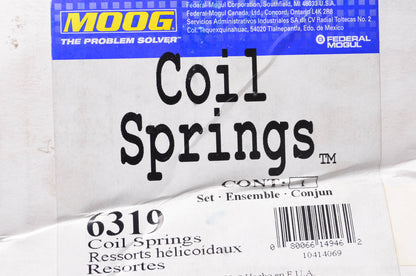 Moog 6319 Coil Springs Qty 2 NOS