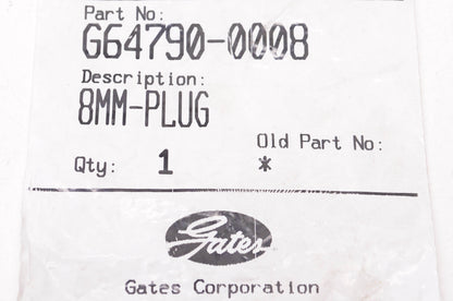 Gates G64790-0008 8mm Plug NOS