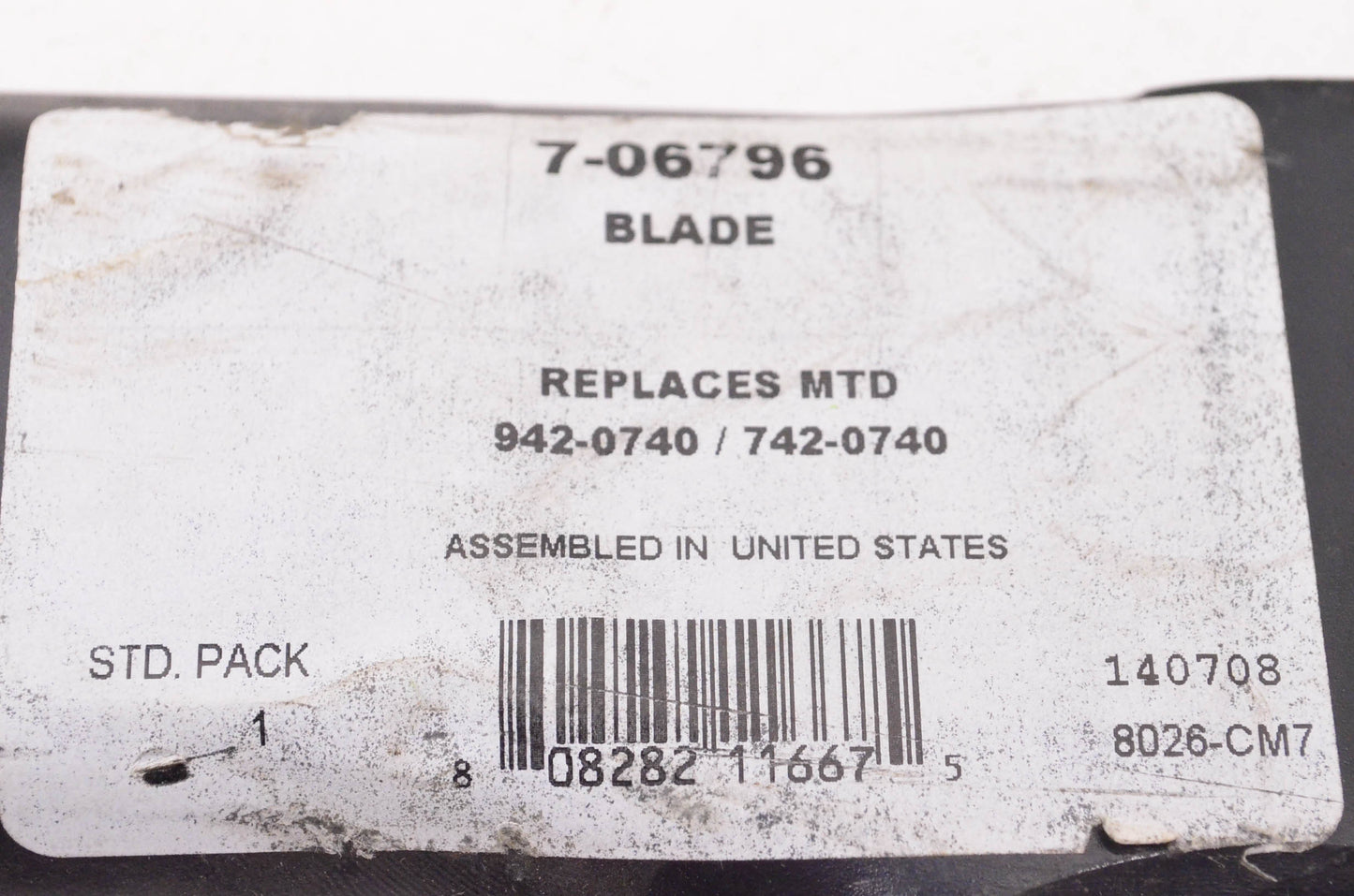 Prime Line 7-06796, 942-0740, 742-0740 Mower Blade NOS