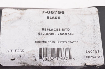 Prime Line 7-06796, 942-0740, 742-0740 Mower Blade NOS