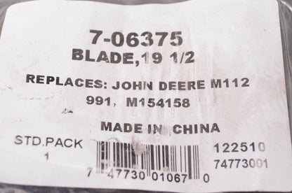 Prime Line 7-06375, M112, M154158 Mower Blade NOS