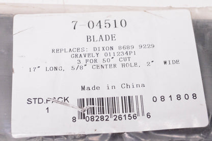 Prime Line 7-04510, 8689, 9229 Mower Blade NOS