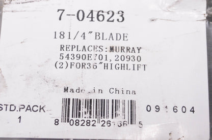Prime Line 7-04623, 54390E701, 20930 Mower Blade NOS