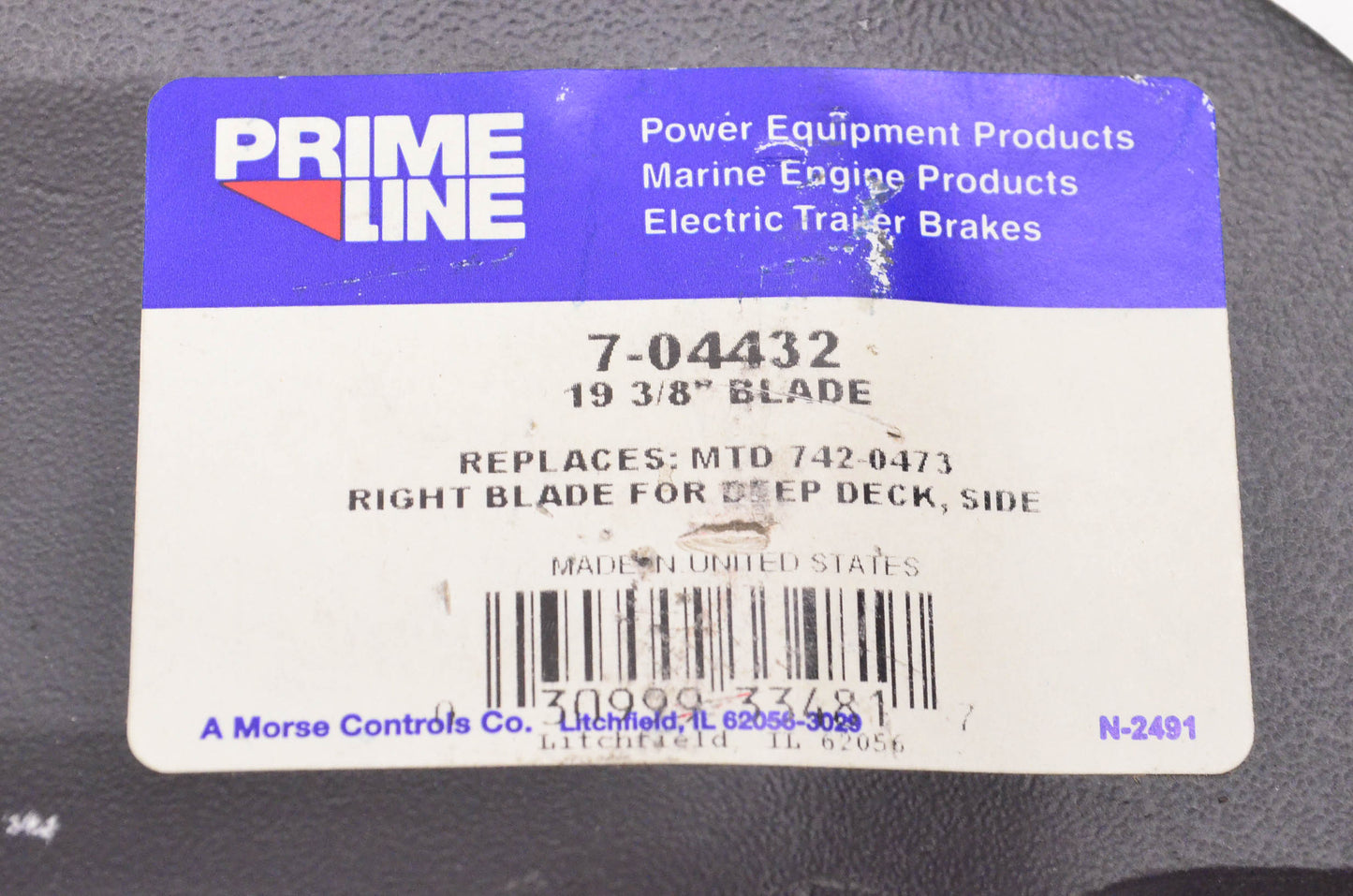 Prime Line 7-04432, 742-0473 Mower Blade NOS