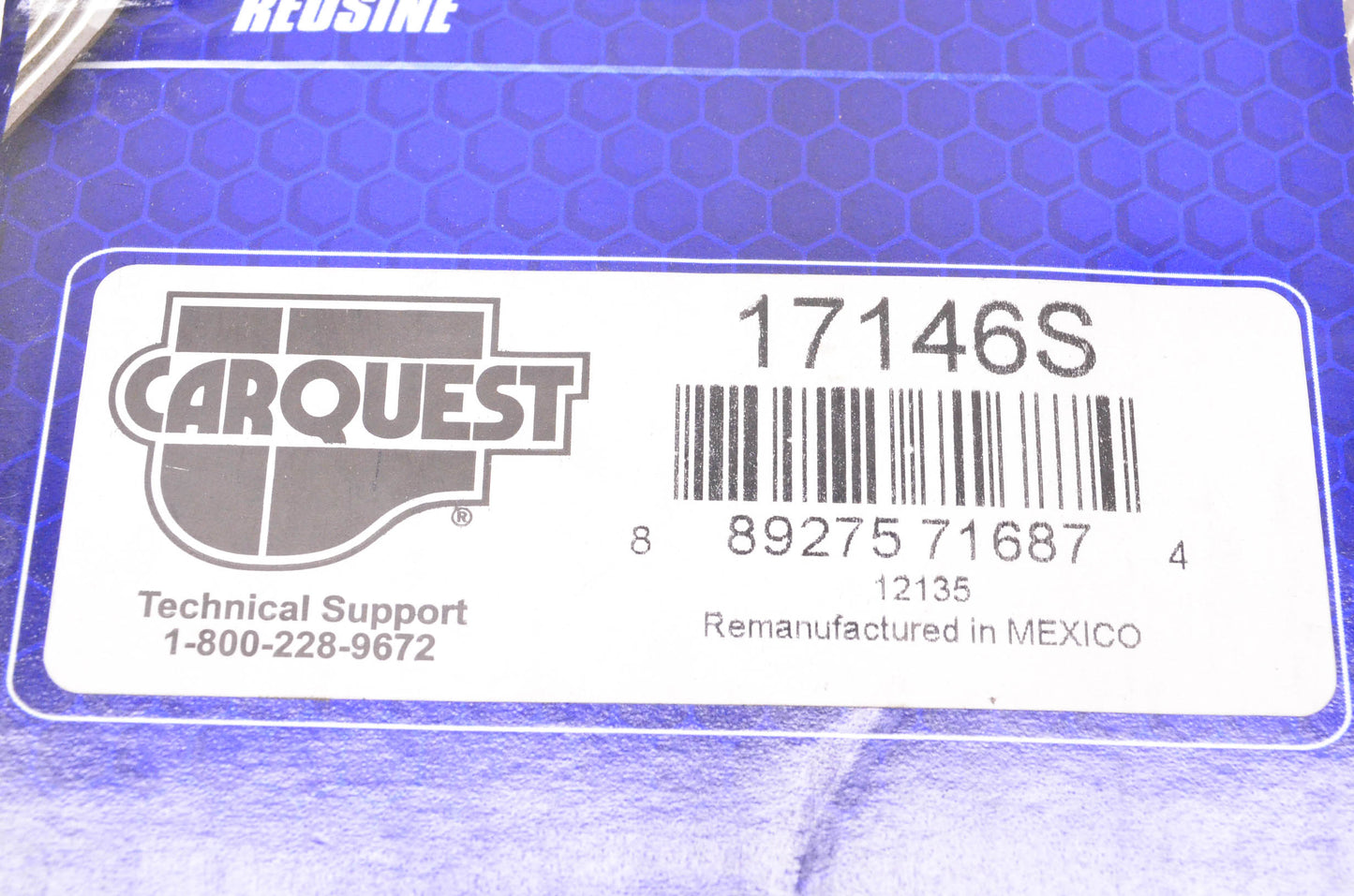 Carquest 17146S Remanufactured Starter NOS