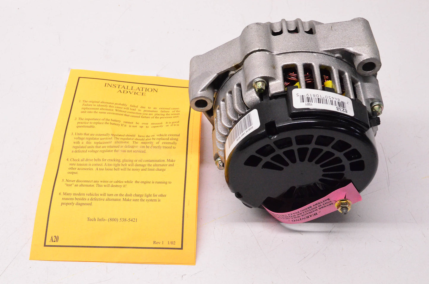 BBB Industries 8238, ERE8238A Remanufactured Alternator NOS