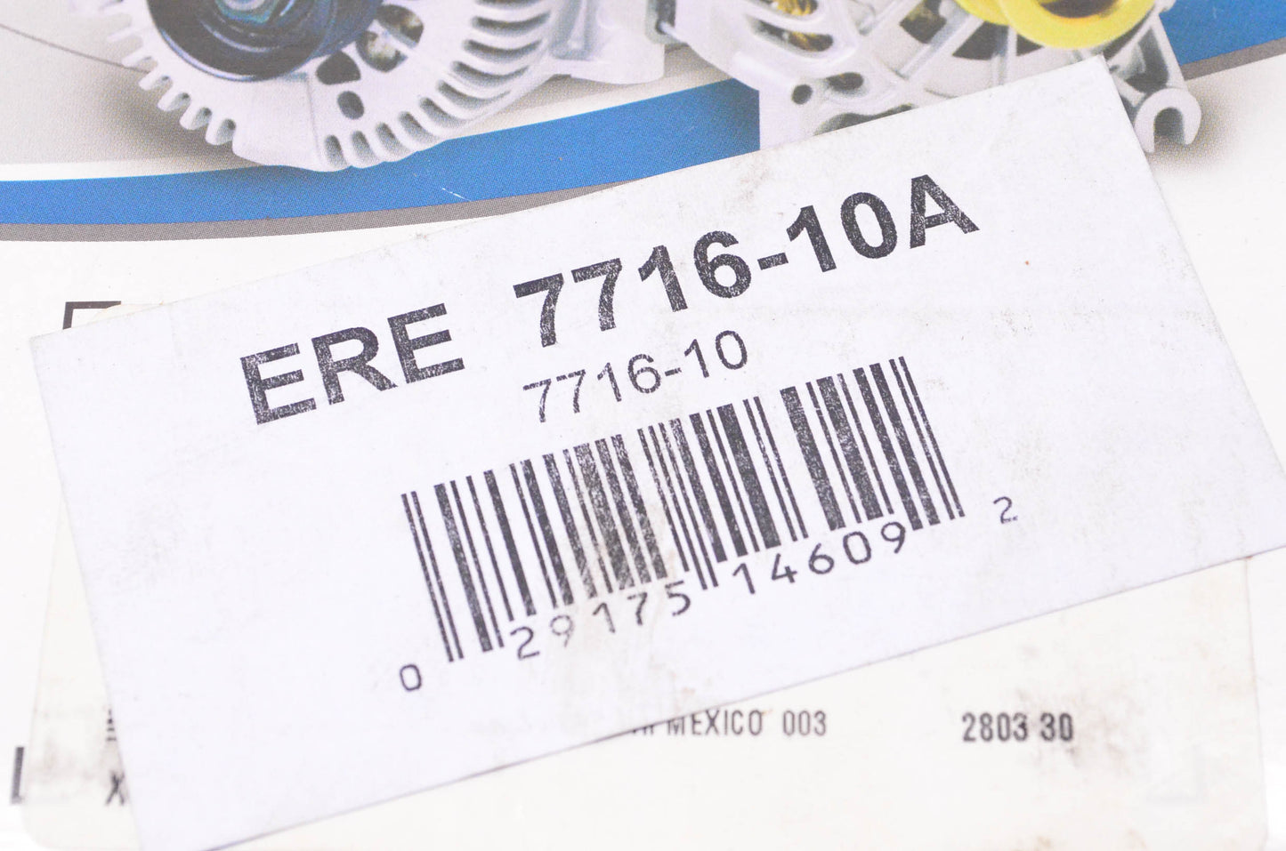 BBB Industries 7716-10, ERE7716-10A Remanufactured Alternator NOS