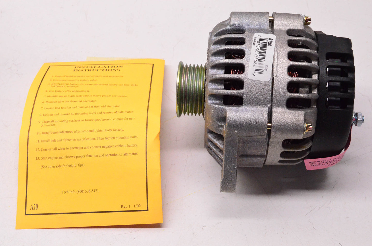 BBB Industries 8156, ERE8156A Remanufactured Alternator NOS