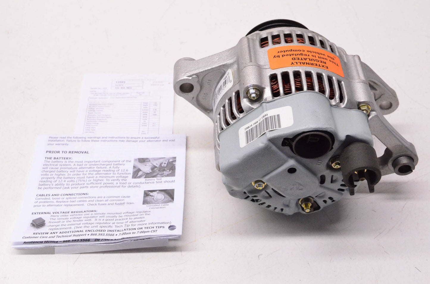 BBB Industries 13593, ERE13593A Remanufactured Alternator NOS